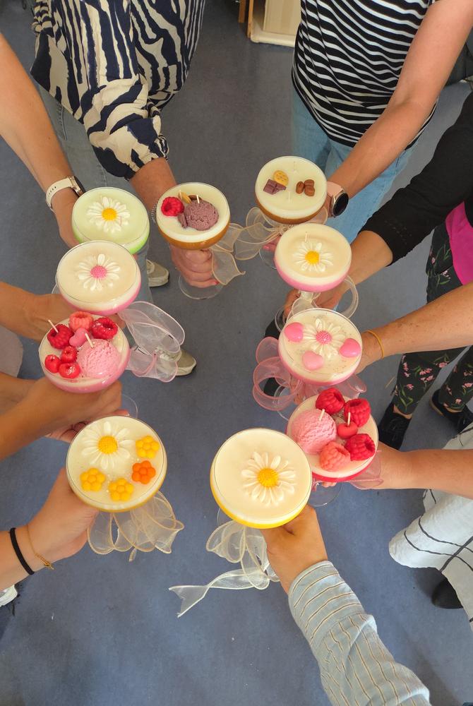 Terugblik: Workshop Cocktail kaarsen maken