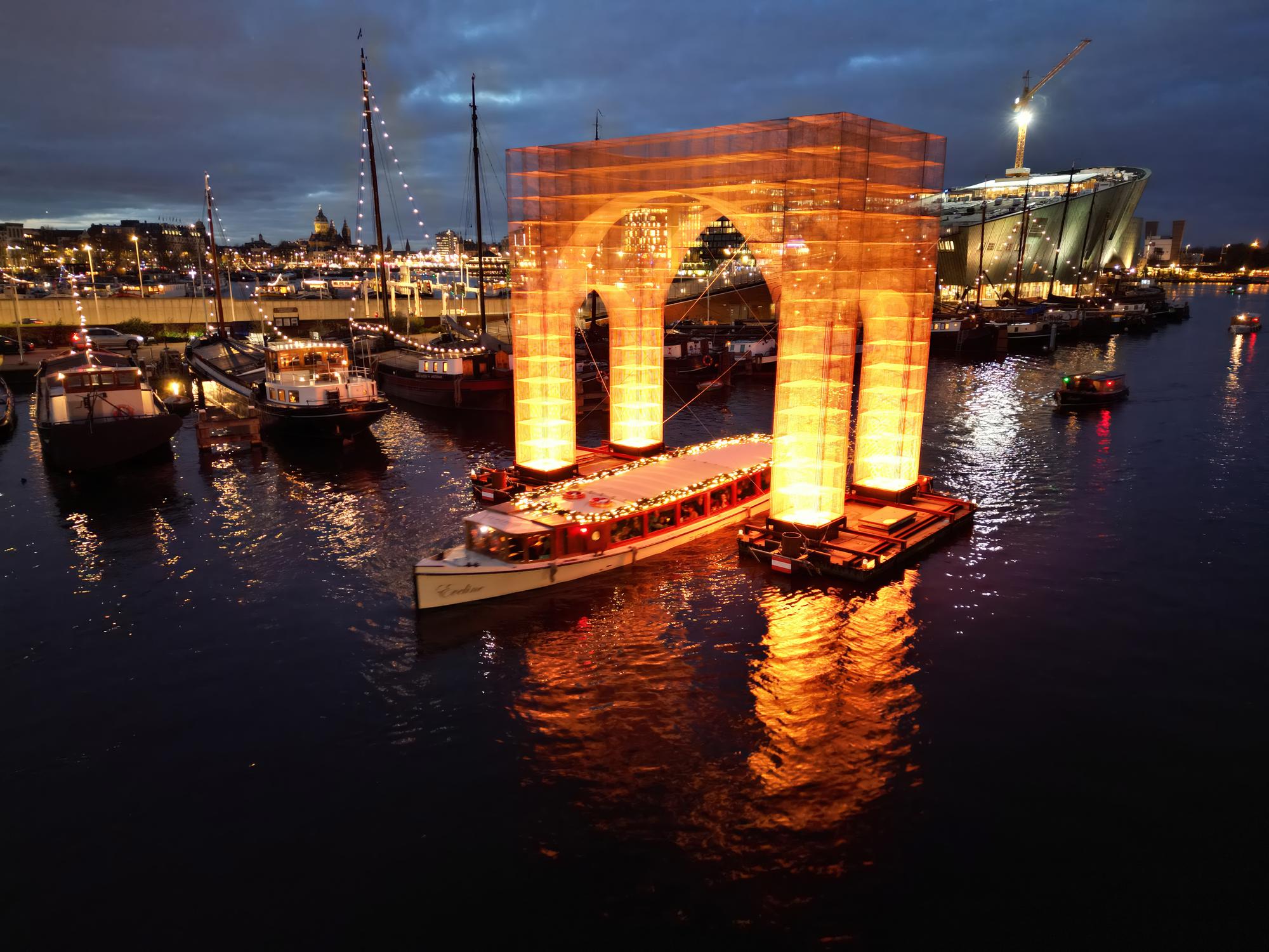 Boottocht Amsterdam Light Festival