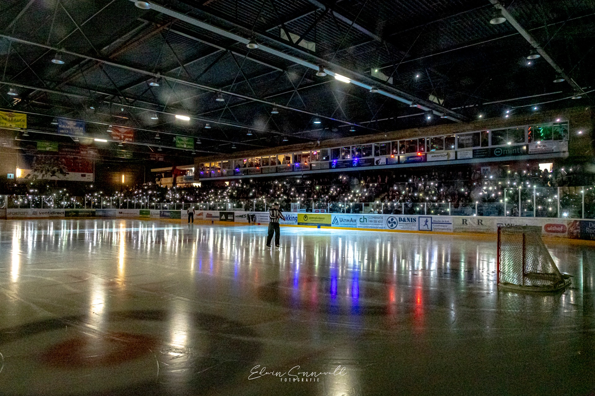 IJshockey wedstrijd in de Uithof